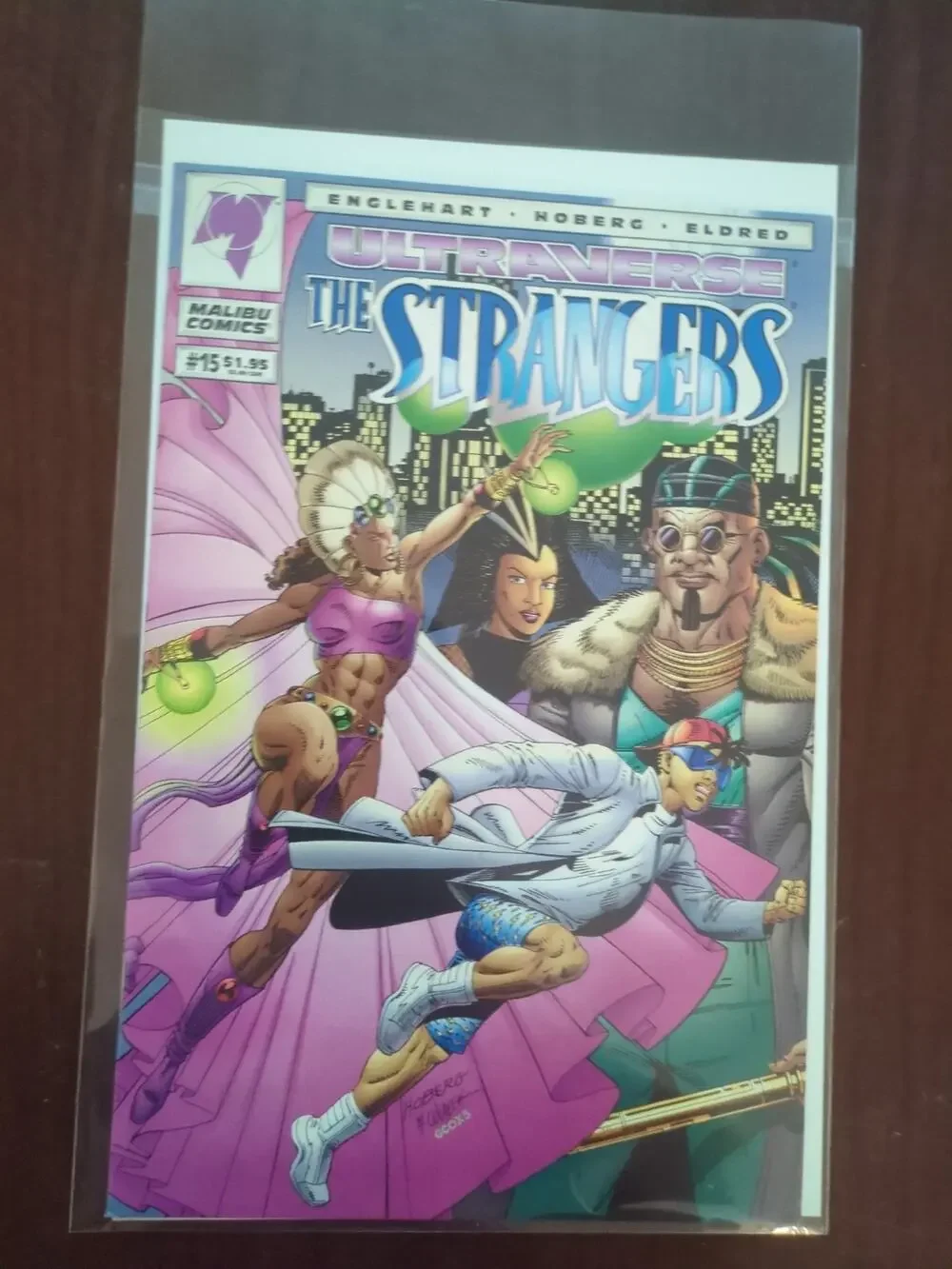 THE STRANGERS #15 VOL. 1 8.0 MALIBU COMIC BOOK